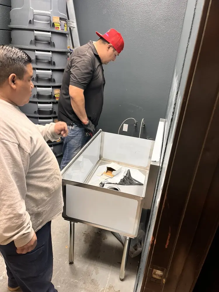 Commercial plumbing and sink installation in Port Lavaca
